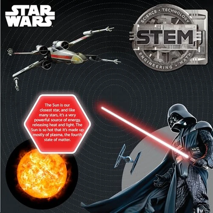 Star Wars Construct Your Own Lightsabers, Build 2 Iconic Star Wars Lightsabers for Kids, OBI-Wan Kenobi & Darth Vader, Unisex Children's Educational STEM Science Kit by Star Wars - Image 5