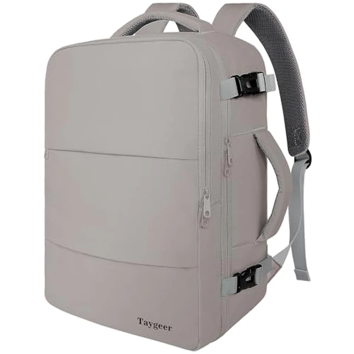 Taygeer Laptop Backpack Purse for Women, Backpack for College Essentials with 17.3inch Laptop Compartment, Travel Mochila Airline Approved CarryOn Work Bag for Nursing Doctor Business Travel, Brown by Taygeer - Used - Like New condition - CA$44.22