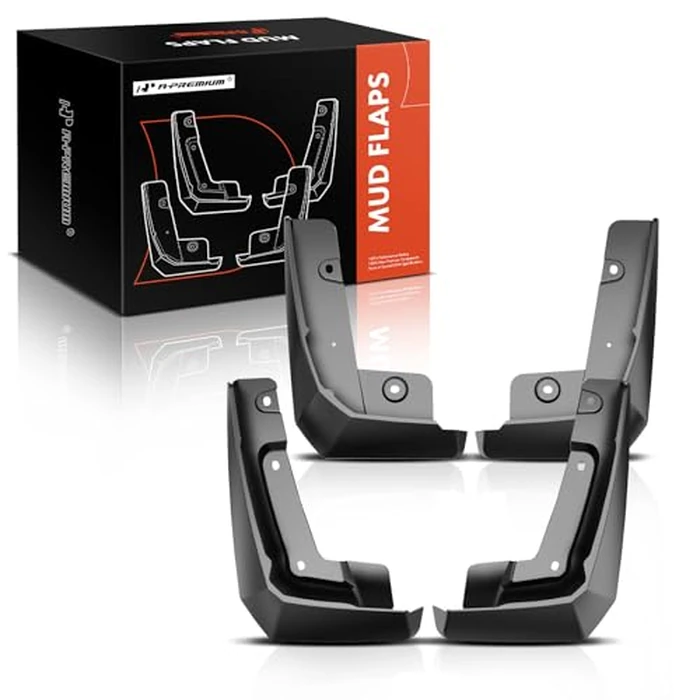 A-Premium 4PCS Mud Flaps Splash Guards - Compatible with Ford Mustang Mach-E 2024 2023 2022 2021 - (GT, Premium, Select, First Edition & More) - W/Hardware - No Need to Drill Holes - Front & Rear by A-premium - Used - Acceptable condition