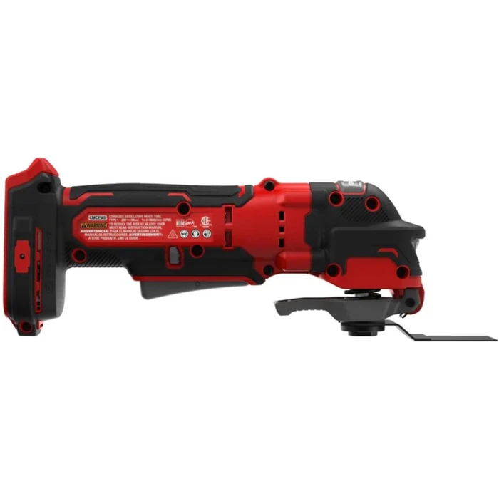Craftsman CMCE565BR V20* BRUSHLESS RP(TM) Cordless Oscillating Tool (Tool Only) - Red/Black by Craftsman - Image 4