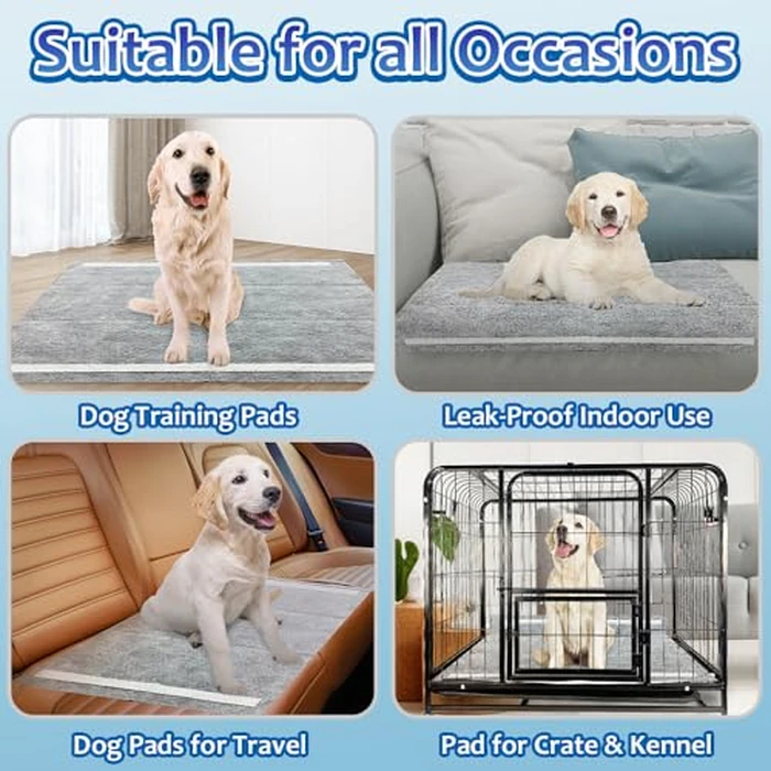 Dogcator Charcoal Puppy Pads Extra Large 30"x36", 30 Count Super Absorbent Pee Pads for Dogs, Disposable Urine Bed Underpads for Doggy, Thicken XXL Disposable Pet Underpads, Piddle Pee Sheets by Dogcator - Image 5