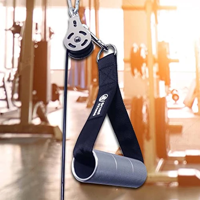 J Bryant Thick Gym Handles 2" Strong Grips Non Slip High Density Aluminum Metal Handles for Cable Machine Pulleys, Arm Wrestling Training, Wrist Finger Forearm Strengthener(1 Pair) by J Bryant - Image 6