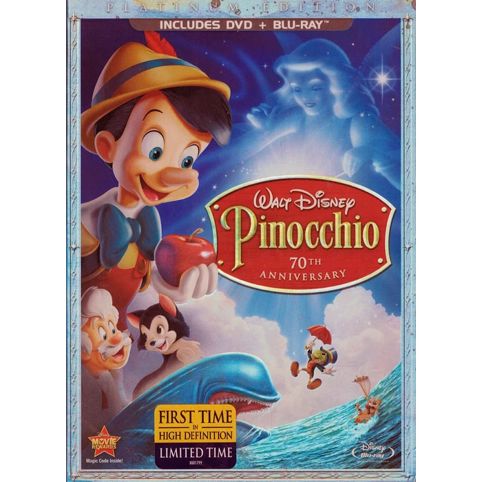 Pinocchio 70th Anniversary Platinum Edition by Disney Baby - Used - Good condition - US$5.42
