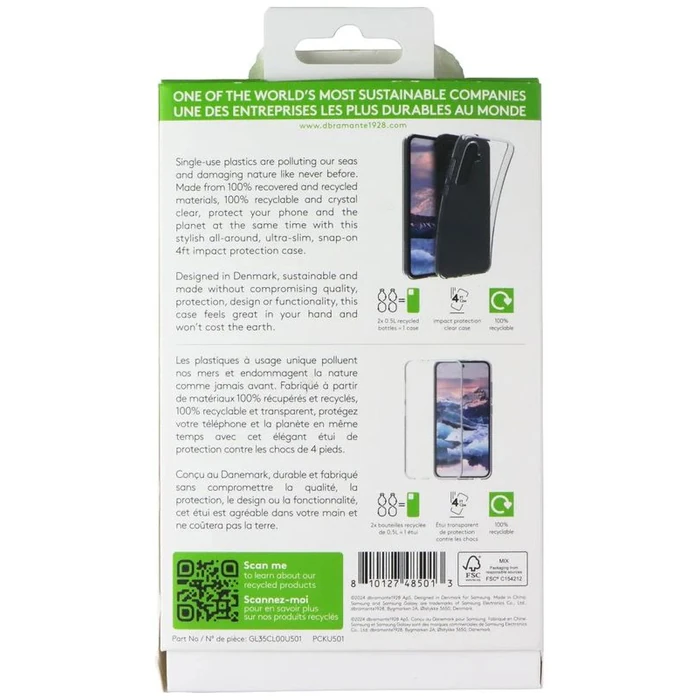 dbramante1928 Greenland Series Phone Case for Samsung Galaxy A53 5G - Clear by dbramante1928 - Image 5