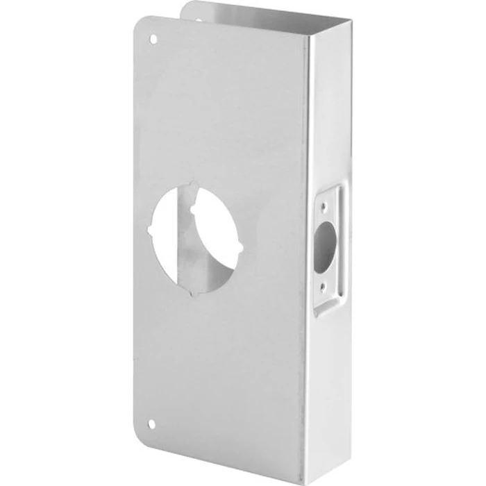 Prime-Line U 9552 Stainless Steel Lock and Door Reinforcement Plate for 1-3/4 In. Thick Doors, Stainless Steel Finish (Single Pack) by Defender Security - Used - Like New condition - US$11.99