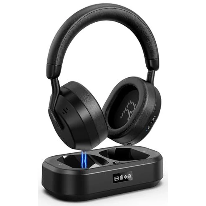 Swiitech KH136K Ensemble Wireless TV Headphones - Black by Swiitech - Refurbished - Excellent condition - US$54.42