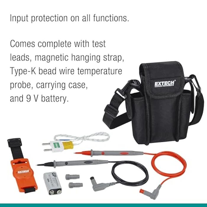 Extech EX505A Heavy Duty True RMS Multimeter (6000 Count) by Extech - Image 6