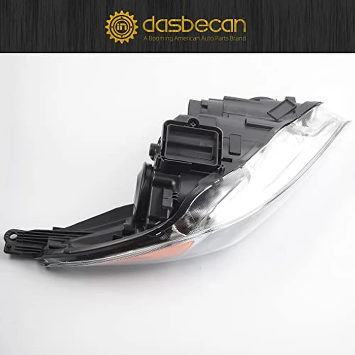 Dasbecan Halogen Headlight Assembly Compatible With Ford Focus 3rd Gen 2015-2018 w/o LED DRL Left Driver Side Chrome Headlamp Replaces# F1EZ13008GT FO2502339 by Dasbecan - Image 6