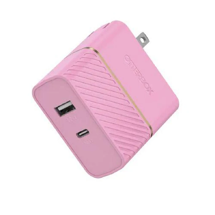 Otterbox USB-C and USB-A Dual Port Wall Charger | 30W Combined - Orchid Pink by Otterbox - Refurbished - Brand New condition - US$35.94