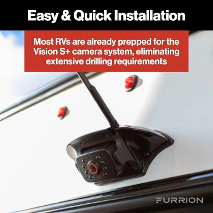 Furrion 2021124370 Vision S+ RV Backup Camera System - 5" Monitor, Rear Sharkfin Camera #FOS5HTASF by Furrion - Image 4