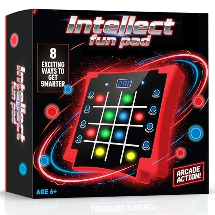 Electronic Light-Up Activity Pad for Kids Ages 6-12+ | 8-in-1 Handheld Game | Brain & Memory Games | Great Gift Ideas for Boys and Girls. Focus Training | Educational Travel Toy by PlayRoute - Used - Like New condition - US$26.87