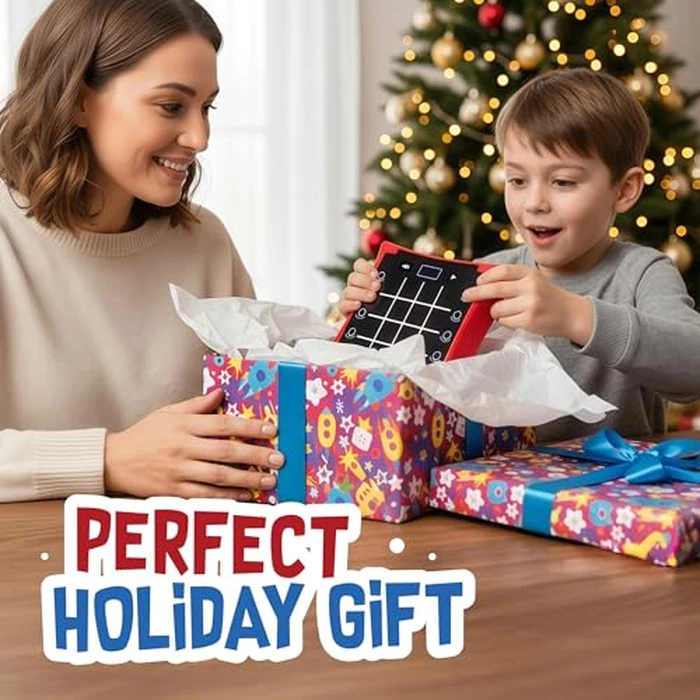 Electronic Light-Up Activity Pad for Kids Ages 6-12+ | 8-in-1 Handheld Game | Brain & Memory Games | Great Gift Ideas for Boys and Girls. Focus Training | Educational Travel Toy by PlayRoute - Image 6