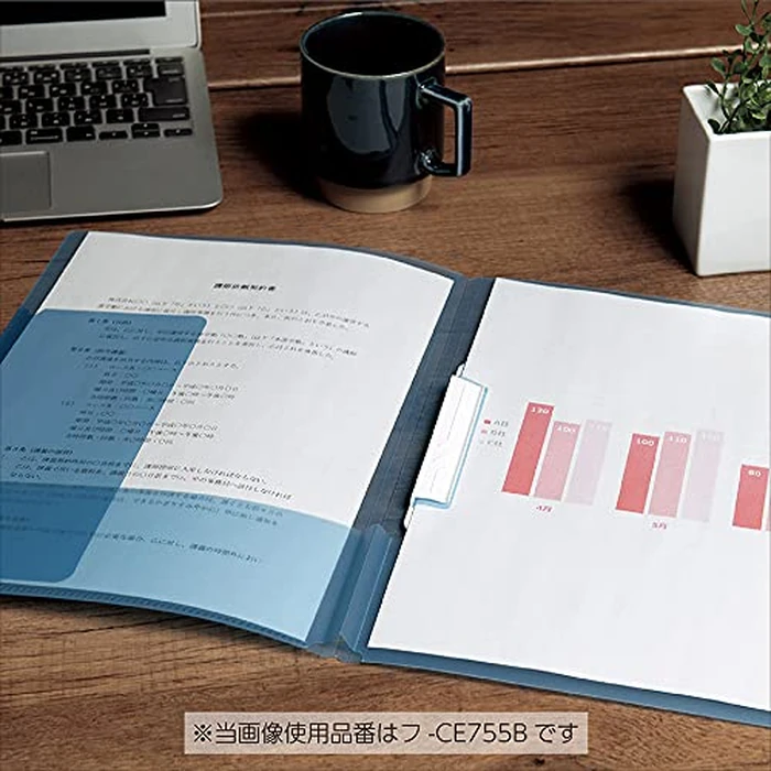 Kokuyo F-CE755M Campus Easy to Review Print File, Gray by KOKUYO - Image 2