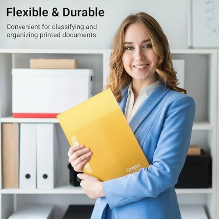 Kokuyo F-CE755M Campus Easy to Review Print File, Gray by KOKUYO - Image 4