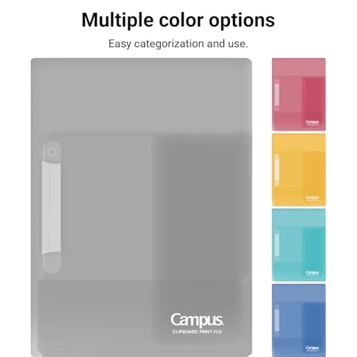 Kokuyo F-CE755M Campus Easy to Review Print File, Gray by KOKUYO - Image 7