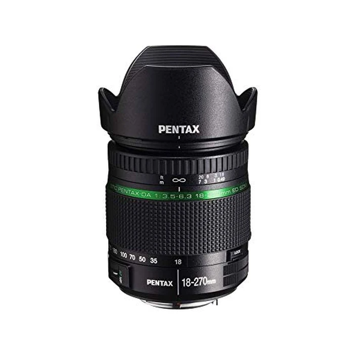 Pentax K-Mount DA 18-270mm f3.5-6.3 ED SDM Interchangeable Lens Black by Pentax - Image 1