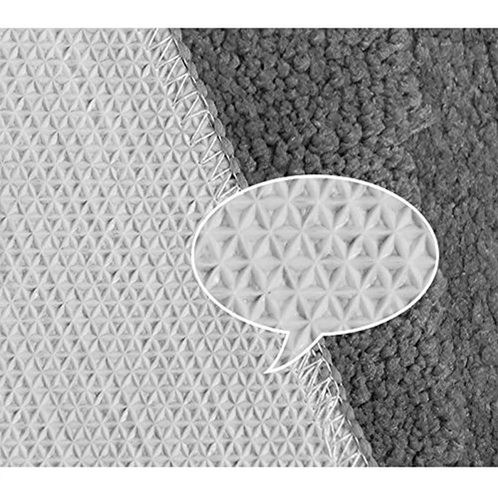 Elehealthy 3 Pieces Bathroom Rug Set, Non-Slip Bath Mats for Floors, Ultra Soft Absorbent and Comfortable U-Shaped Contour Rug, Floor Mat and Toilet Lid Cover(Navy Blue) by Elehealthy - Image 6