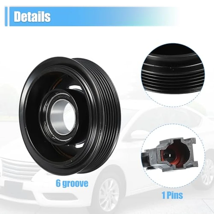 uxcell AC Compressor Clutch Set Replace for Subaru Impreza 2012-2016 A/C Clutch Repair Assembly by uxcell - Image 4