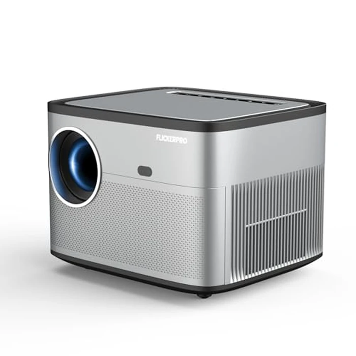 [Auto Focus& Auto Keystone] FLICKERPRO H88 4K Projector, WiFi6 and BT5, Smart Android,700 ANSI, 3D Movie Projector, Outdoor Projector support USB/HDMI/PC/TV/Game console for Movies & Videos by FLICKERPRO - Used - Like New condition - US$63.86