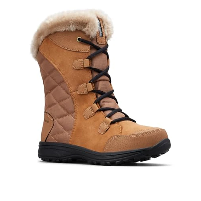 Columbia Womens Ice Maiden II, Elk/Black, 7 Wide by Columbia - Used - Like New condition - CA$45.02