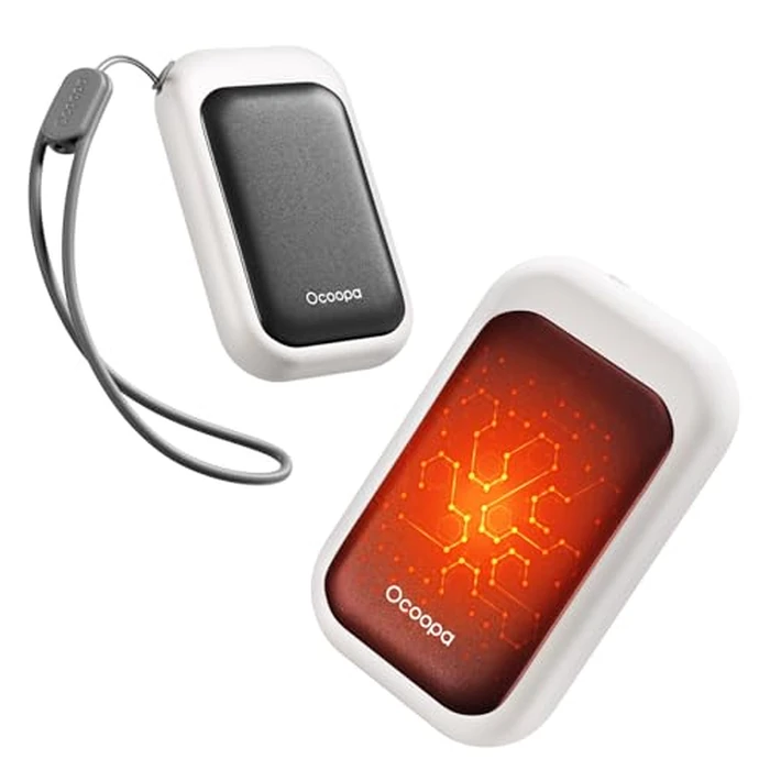 OCOOPA AI Magnetic Hand Warmers Rechargeable 2 Pack, 5000mAh Ultra-Thin Electric Glove Heater Handwarmer,UL Certified, Men Women Gifts for Christmas,Birthday,Winter Essentials,UT4 Young by OCOOPA - Used - Very Good condition