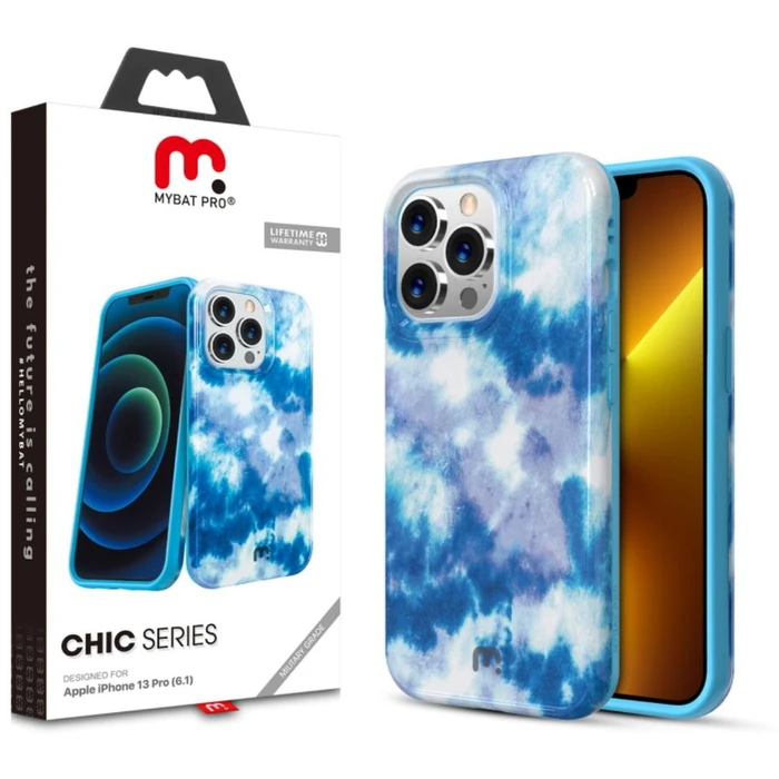 MyBat Pro Chic Series Phone Case for iPhone 13 Pro - Sky Tie Dye by MyBat Pro - Refurbished - Brand New condition - US$12.64