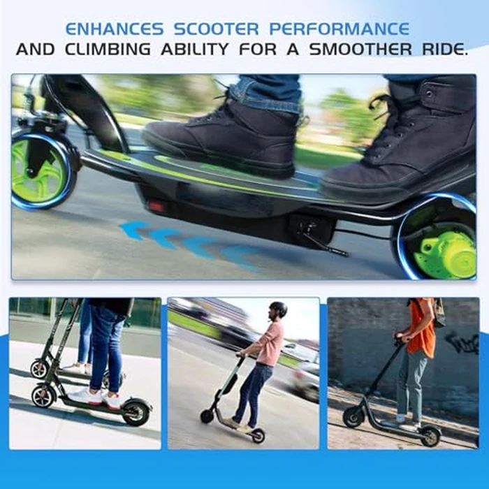 Dexepe 24V Electric Scooter Brushed Motor 350W Compatible with E Scooter Drive Speed Control Razor E300 E300S E325 MX350 MX400 Wind Turbine Go Karts E Bike Chain Drive Permanent Magnet Electric Motor by Dexepe - Image 3