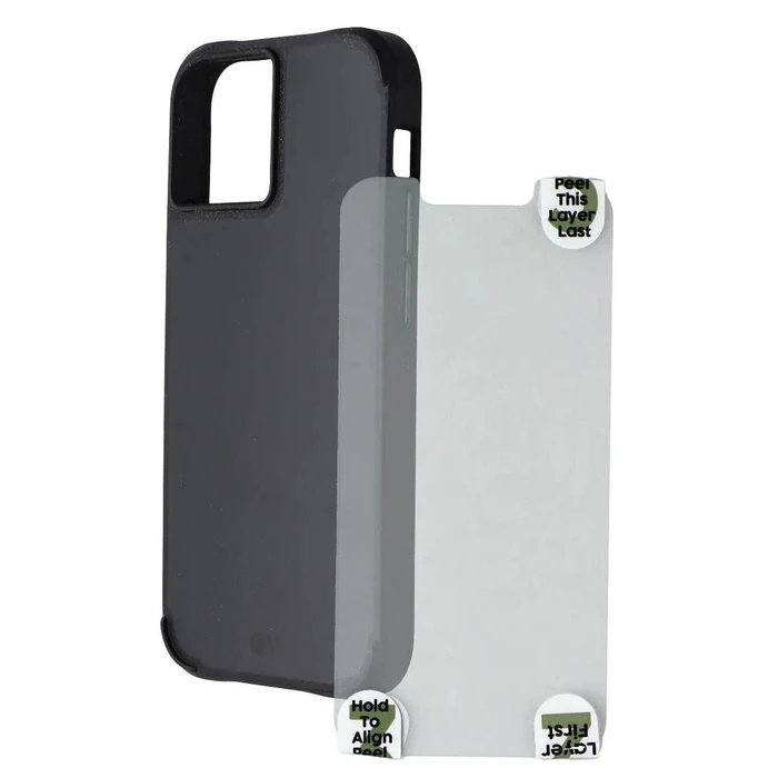 Case-Mate Tough Series Case & Screen Protector for iPhone 13 Mini - Black by Case-Mate - Image 1
