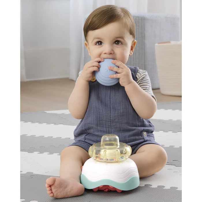 Skip Hop Baby Crab Crawl Toy Stack & Crawl 4-in-1 Sensory Development Infant Tummy Time Toy with Lights Sounds and Music Age 5m+ by Skip Hop - Image 6