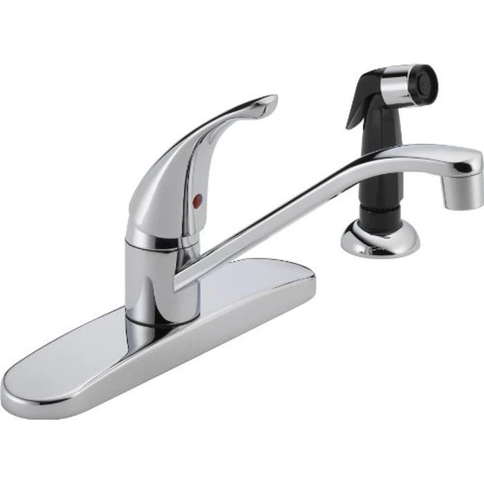 Peerless Single-Handle Kitchen Sink Faucet with Side Sprayer, Chrome P115LF by Peerless - Image 1