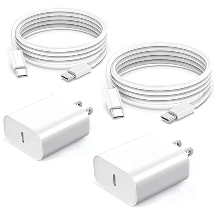 iPhone 16/15 Charger Fast Charging, 2Pack 20W PD USB C Fast Wall Charger Block with USB C to C Fast Charging Cable Cord Compatible with iPhone 16/15/15 Pro/15 Pro Max/15 Plus,iPad 12.9/11/10.9/Air 5/4 by Kruidvat - Used - Very Good condition - US$20.53