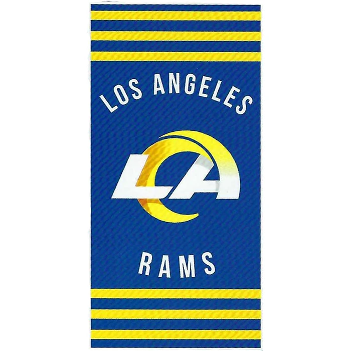 Northwest NFL Los Angeles Rams Unisex-Adult Beach Towel, 30" x 60", Stripes by Northwest - Used - Good condition - CA$10.64