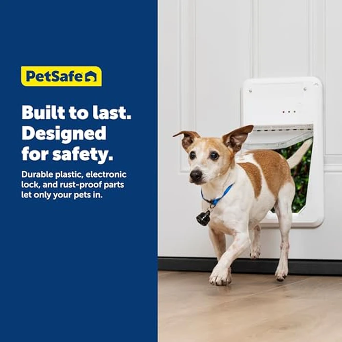 PetSafe Electronic Pet Door - Rust-Proof Programmable Smart Collar-Activated Dog or Cat Entry - Easy Installation & Space-Saving Design - Small - Fits Pets Up to 15 lb by PetSafe - Image 5