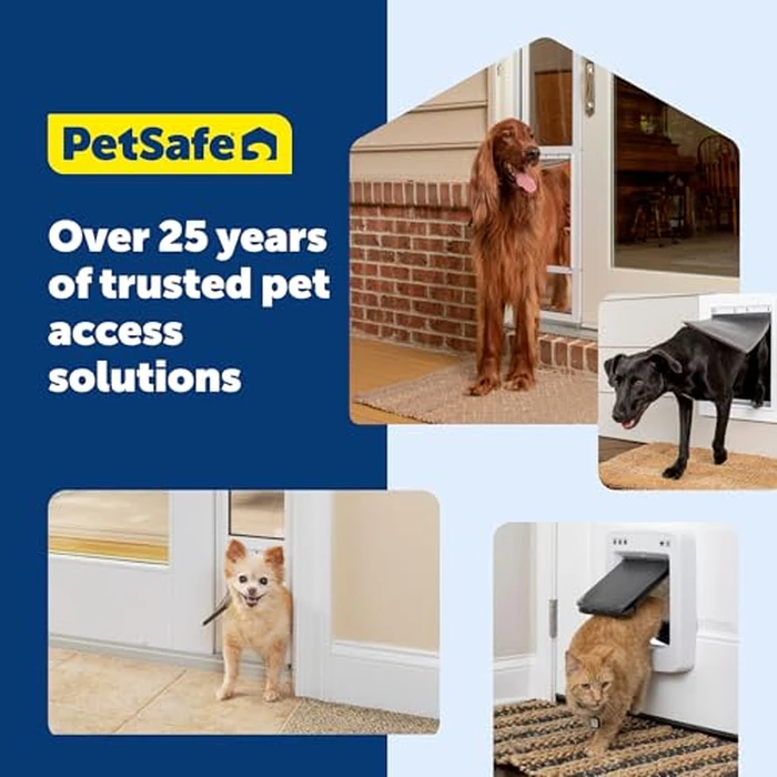 PetSafe Electronic Pet Door - Rust-Proof Programmable Smart Collar-Activated Dog or Cat Entry - Easy Installation & Space-Saving Design - Small - Fits Pets Up to 15 lb by PetSafe - Image 7