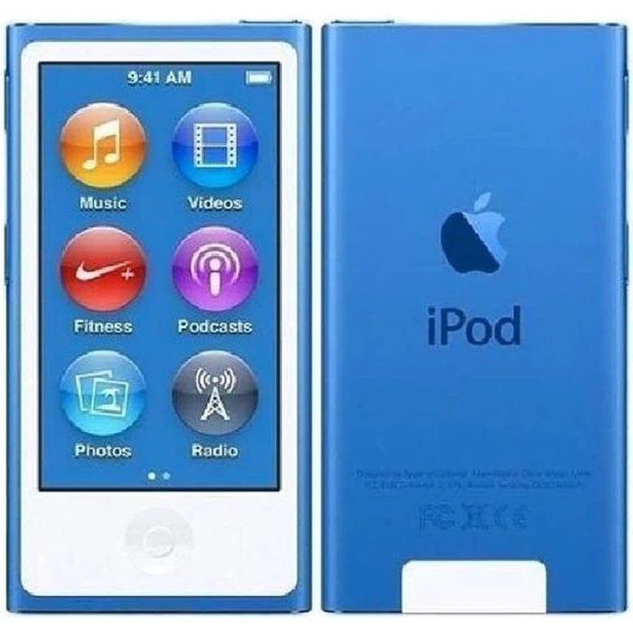 Apple iPod Nano 7th Gen - 16GB - Blue by Apple - Refurbished - Excellent condition