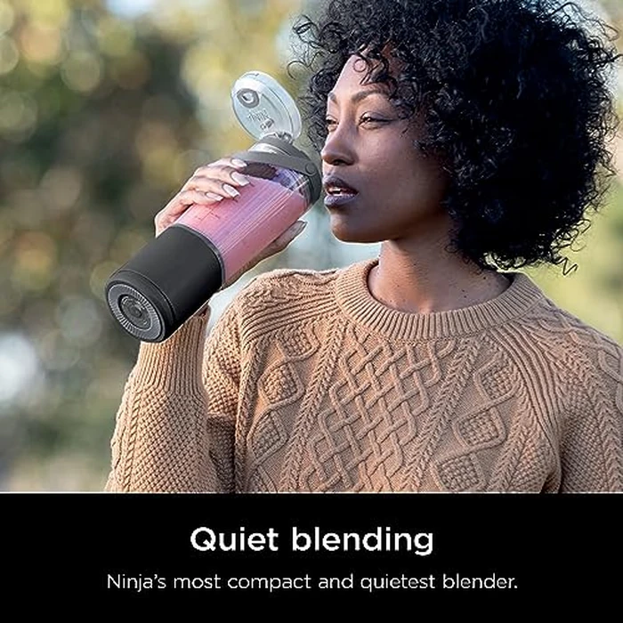 Ninja Blast Portable Blender, Cordless 16oz Personal Blender for Shakes & Smoothies, Up to 15 Blends per Charge, BPA Free, Leakproof Lid, USB‑C Rechargeable, Dishwasher Safe, Black, BC100BKC by Ninja - Image 3