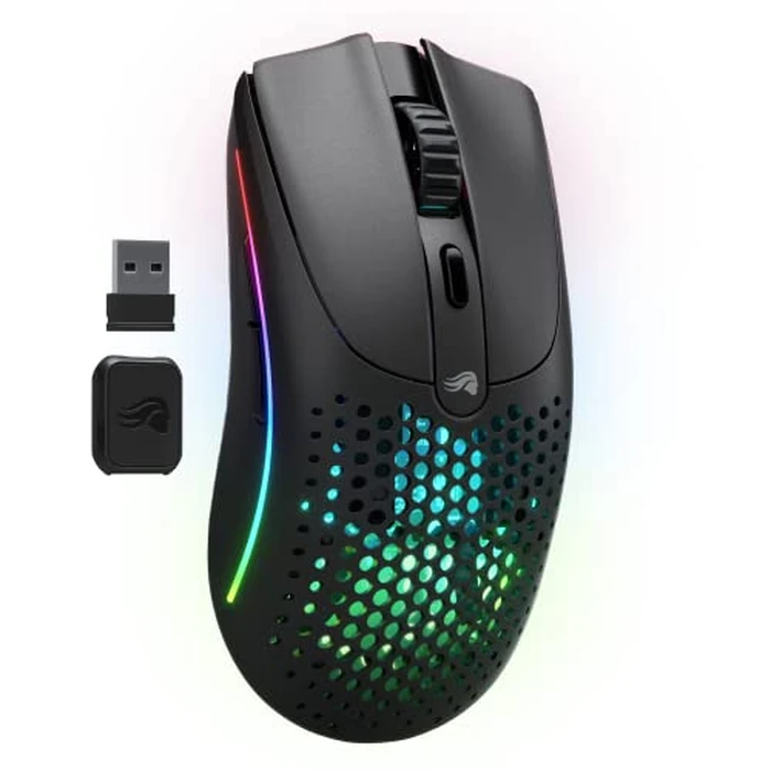 Glorious Gaming Model O 2 Wireless Gaming Mouse - Hybrid 2.4GHz & Bluetooth Wireless, 68g Superlight, Long Battery Life, 26k BAMF 2.0 Sensor, RGB, Ambidextrous, 6 Buttons, PTFE Feet - Black by GLORIOUS - Image 1