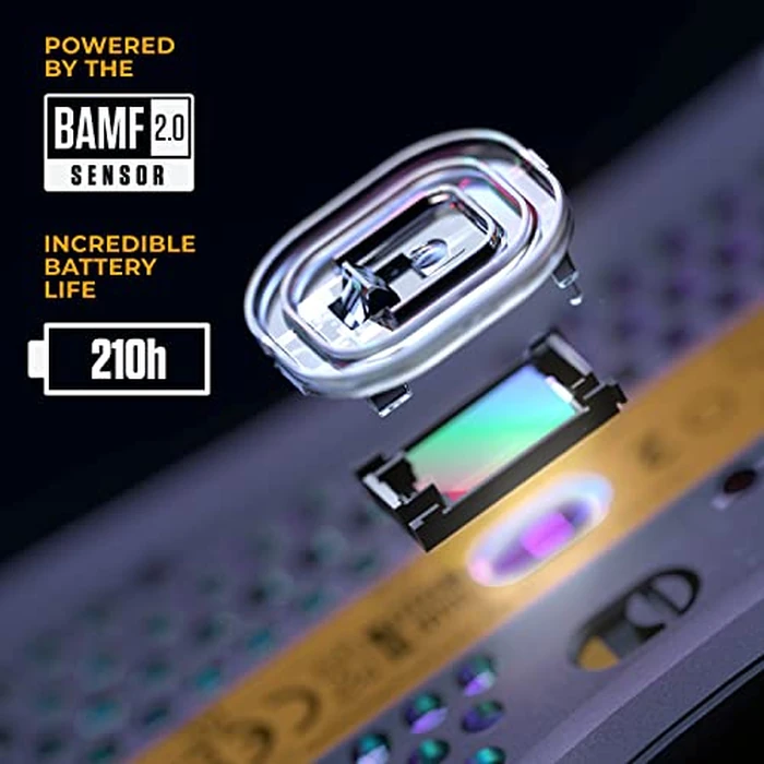 Glorious Gaming Model O 2 Wireless Gaming Mouse - Hybrid 2.4GHz & Bluetooth Wireless, 68g Superlight, Long Battery Life, 26k BAMF 2.0 Sensor, RGB, Ambidextrous, 6 Buttons, PTFE Feet - Black by GLORIOUS - Image 9