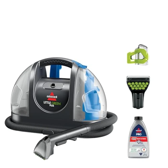 BISSELL - Portable Carpet Cleaner - Little Green Carpet & Upholstery Machine - 48oz Capacity with Stain Brush and self-Cleaning Hydro-Rinse Tool for Home and Automotive use by Bissell - Used - Like New condition - CA$91.19
