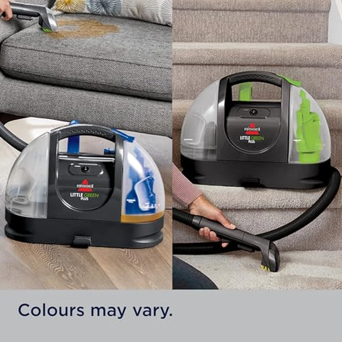 BISSELL - Portable Carpet Cleaner - Little Green Carpet & Upholstery Machine - 48oz Capacity with Stain Brush and self-Cleaning Hydro-Rinse Tool for Home and Automotive use by Bissell - Image 2