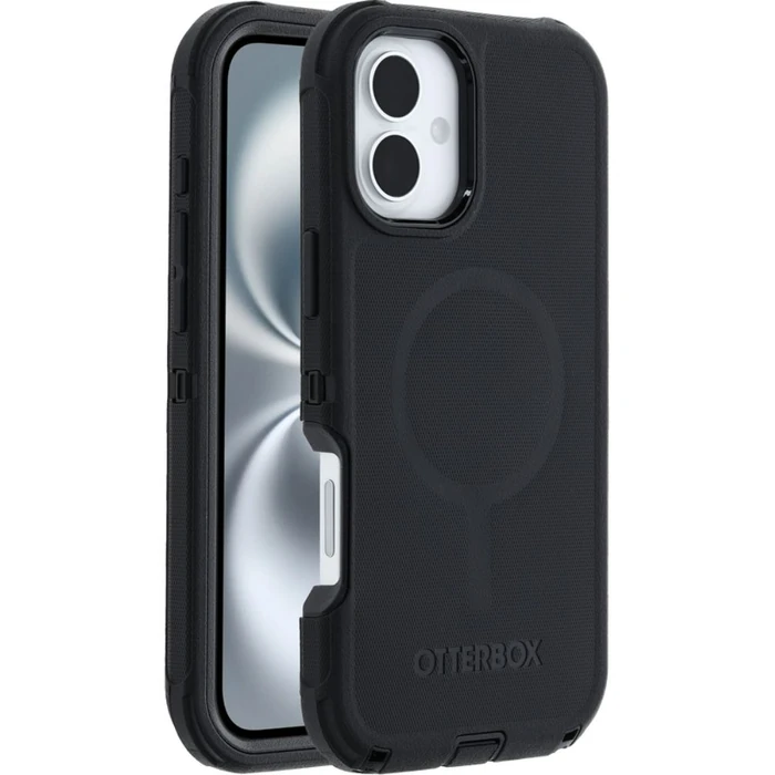 OtterBox Defender Pro Series Phone Case with MagSafe for iPhone 16 Plus - Black by OtterBox - Refurbished - Good condition