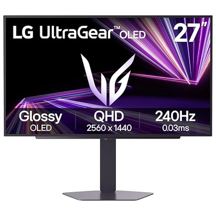 LG Gaming Monitor Ultragear OLED 27GX704A-B 27-inch/WQHD (2560 x 1440) / 240Hz / 0.03ms /DCI-P3 98.5% / Display HDR True Black 400 / Glare Panel/NVIDIA G-Sync, AMD FreeSync Premium Pro by LG - Used - Acceptable condition - CA$492.07