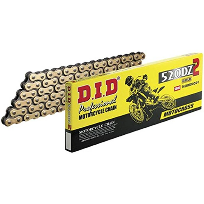DID (520DZ-120) Gold 120 Link High Performance DZ2 Series Non-O-Ring Chain with Connecting Link by DID - Image 4
