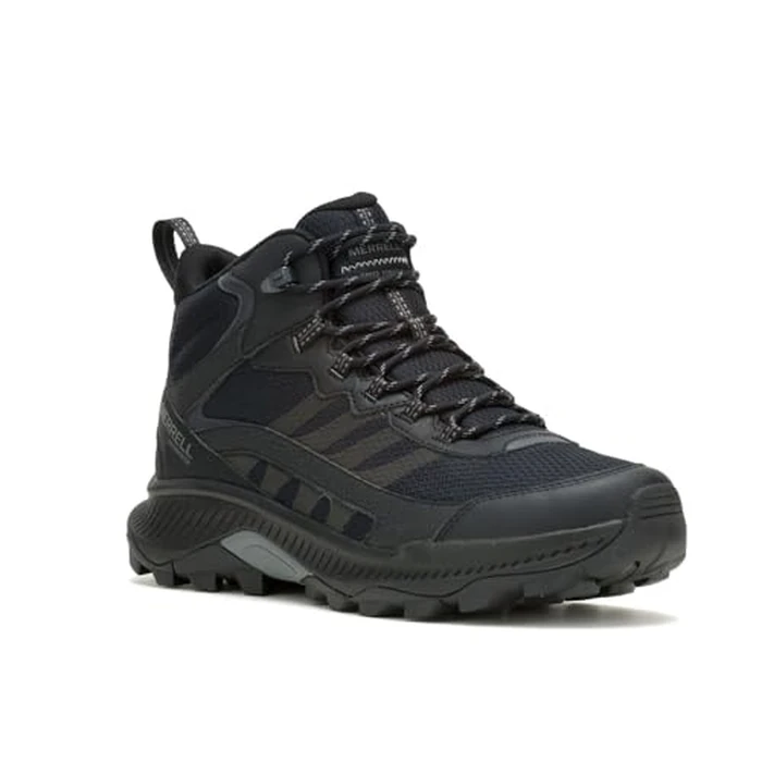 Merrell Men's Speed Strike 2 Mid Wp Hiking Boot, Black, 11M US by Merrell - Image 2