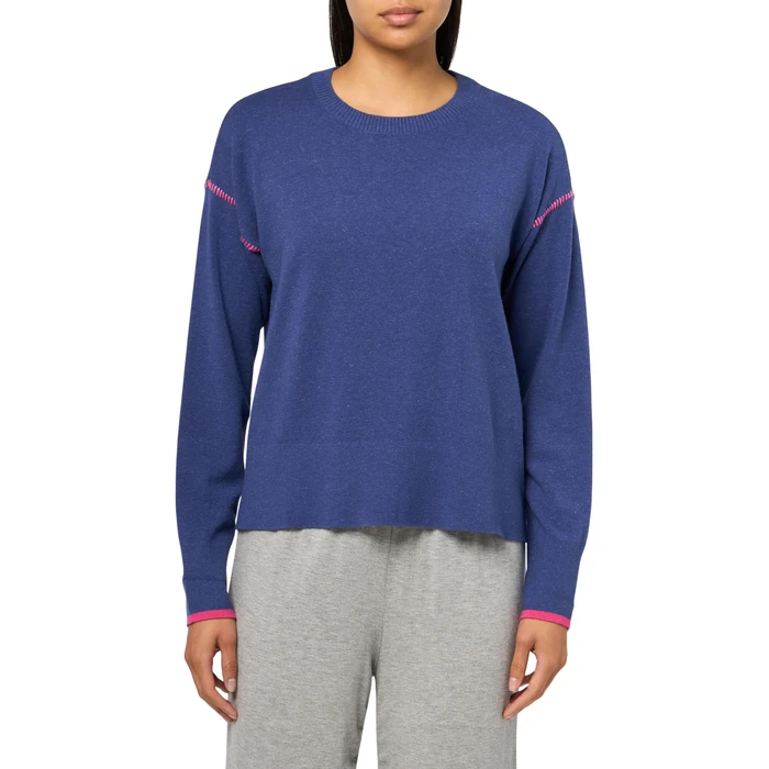 P.J. Salvage Women's Sweater Weather Long Sleeve Top, Dark Peri, Small by PJ Salvage - Used - Like New condition - US$21.31