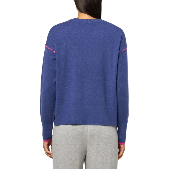 P.J. Salvage Women's Sweater Weather Long Sleeve Top, Dark Peri, Small by PJ Salvage - Image 2