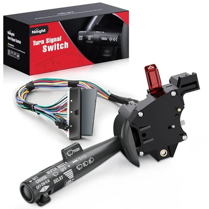 Nilight Turn Signal Switch Compatible with 1995 1996 1997 1998 1999 2000 Chevy GMC Suburban C/K Series Tahoe Blazer S10 Astro Express Jimmy Sonoma Yukon Cadillac Escalade by Nilight - Image 1