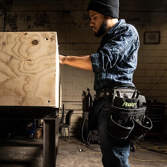 AWP Tool Belt, Tool Rig, Durable Premium Utility Belt Organizer for Men and Women, Made for Utility Work, Electrician Use, Mechanic Work and More, L-699-P-3 by AWP - Image 3