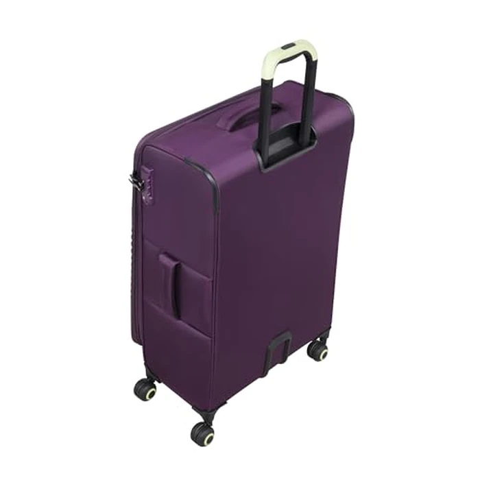 It Luggage Circulator 28" Softside Checked 8 Wheel Expandable Spinner, Italian Plum, Medium, Circulator 28" Softside Checked 8 Wheel Expandable Spinner by IT Luggage - Image 2