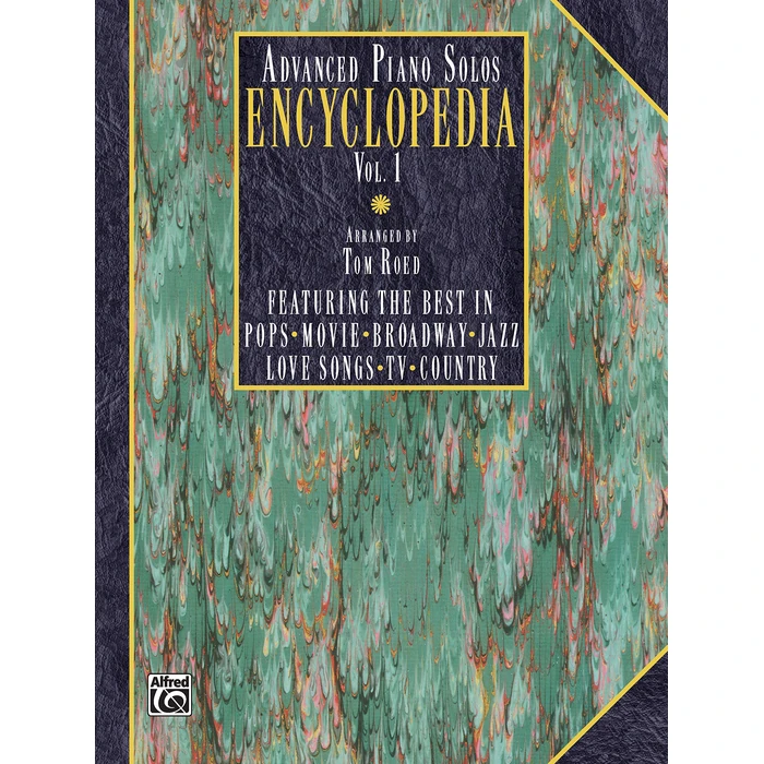 Advanced Piano Solos Encyclopedia, Vol 1: Featuring the Best in Pops * Movie * Broadway * Jazz * Love Songs * TV * Country by Alfred Music - Used - Good condition - US$15.81
